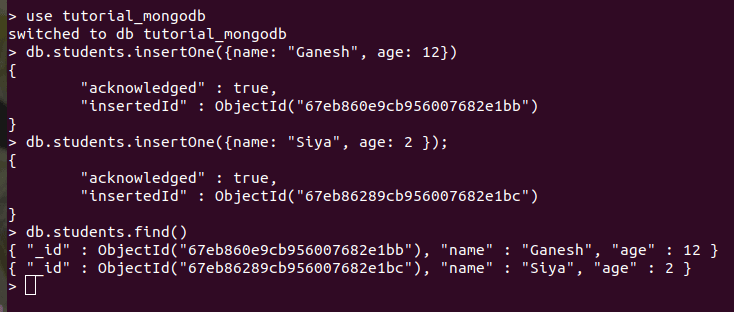 Aggregation in MongoDB